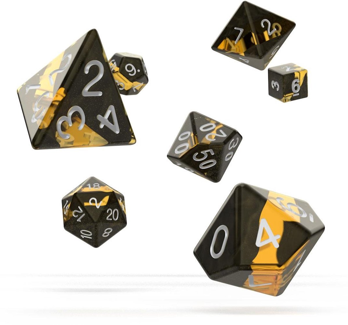 Dobbelstenen RPG Set Enclave Amber (7)