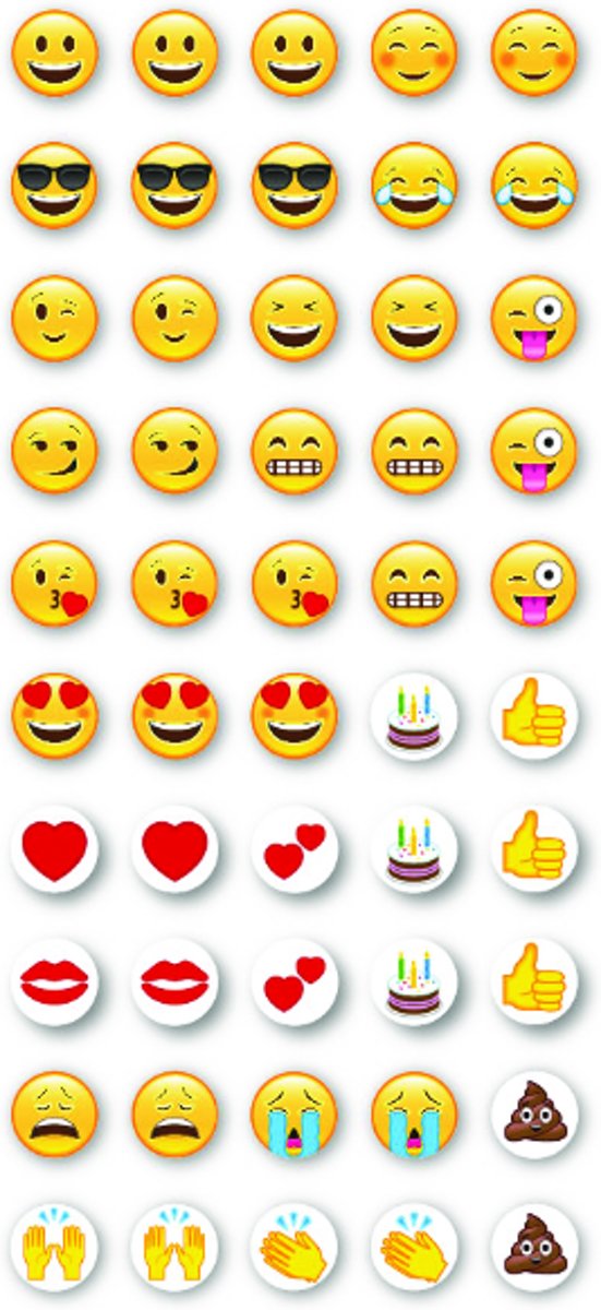Stickers Emoji (50st.) (per vel)
