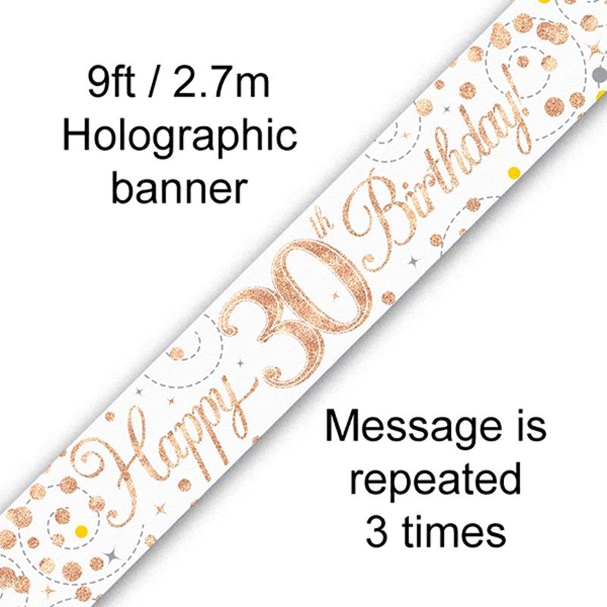 Banner 30 jaar Rose Gold