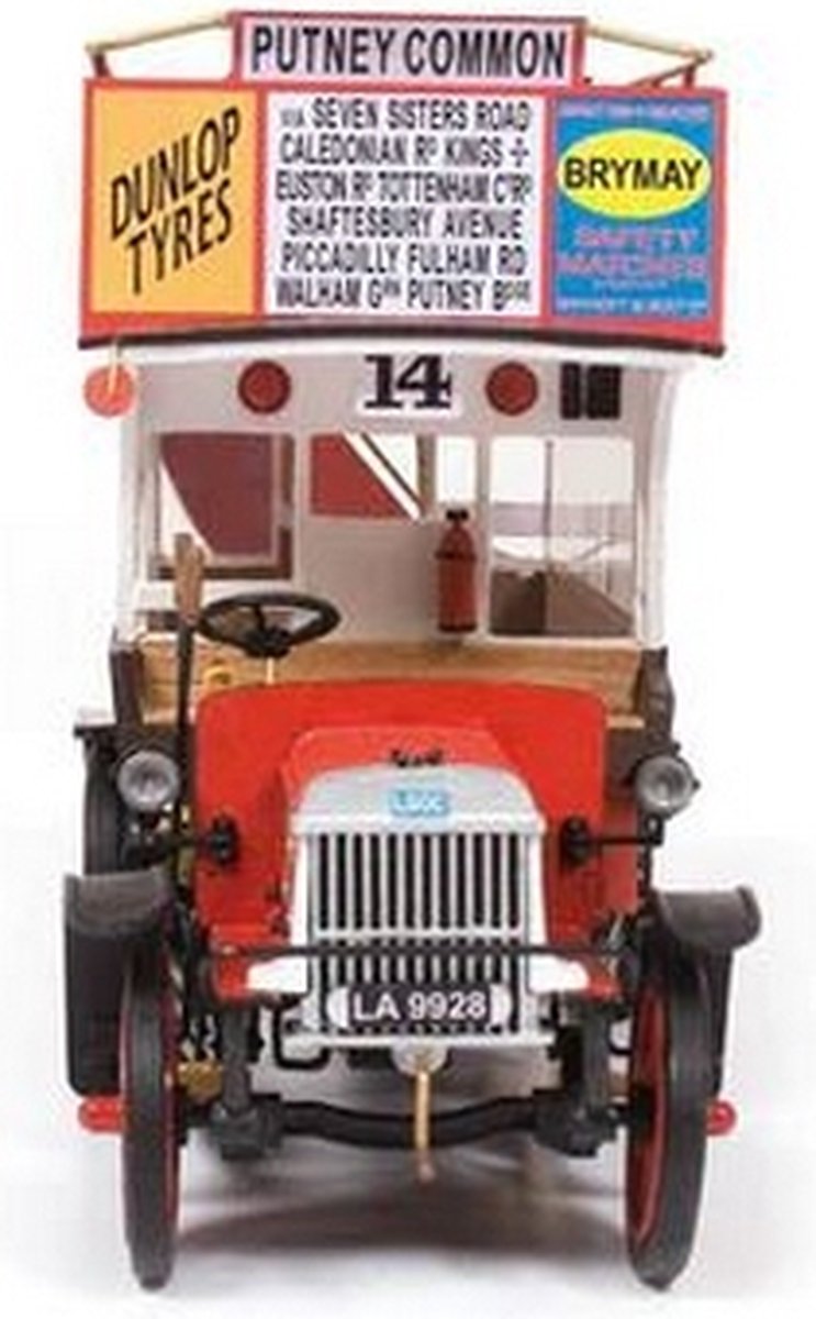 OcCre Bus AEC Bus B-Type - Houten Modelbouw - Schaal 1:24