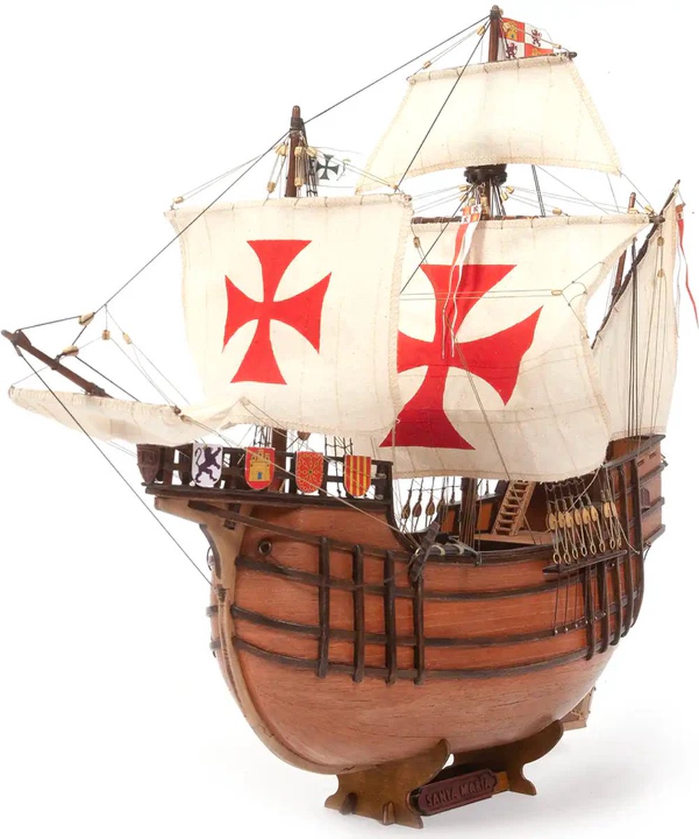 Occre - Santa Maria + Starterspack - Historisch Schip - Houten Modelbouw - schaal 1:50