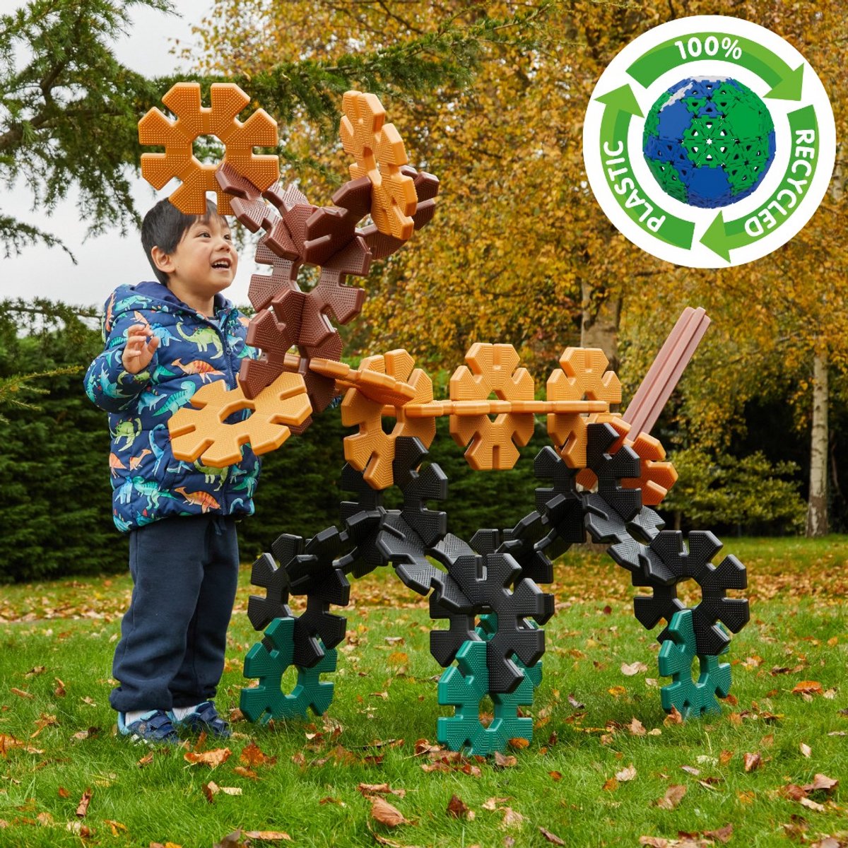 Set 2 Giant Octoplay 42 delig Natuurlijke kleuren