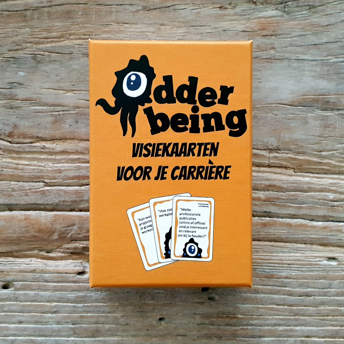 Odder Being - Visiekaarten Voor Je Carrière - 55 kaarten - Vragen voor gesprekken, coaching, journaling, vision boarding