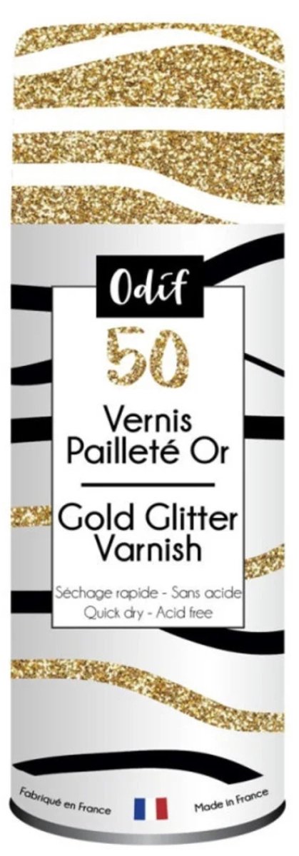 Glitter Vernis Goud Spray 125 ml -   -  