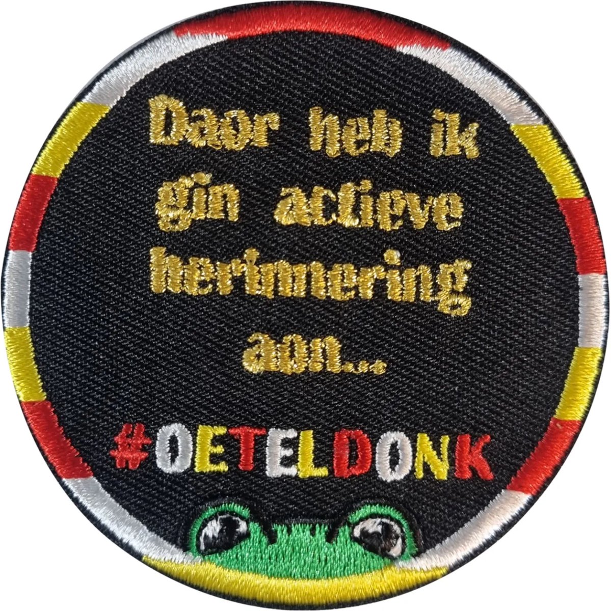 Oeteldonk embleem - Gin actieve herinnering