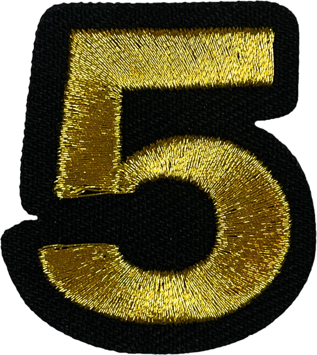 Oeteldonk embleem - Gouden cijfer 5