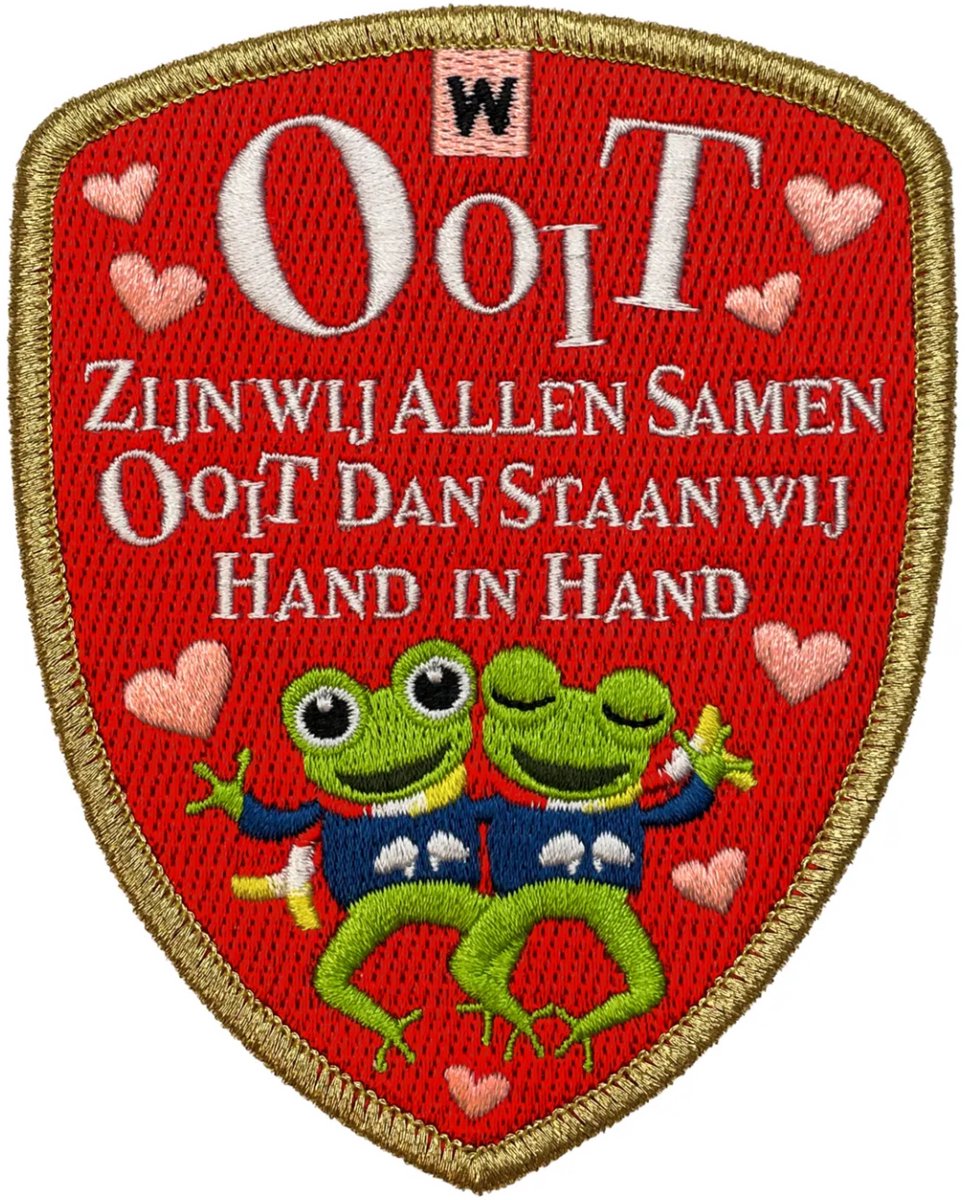 Oeteldonk embleem - Hand in hand