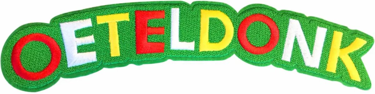 Oeteldonk embleem - Rugembleem letters