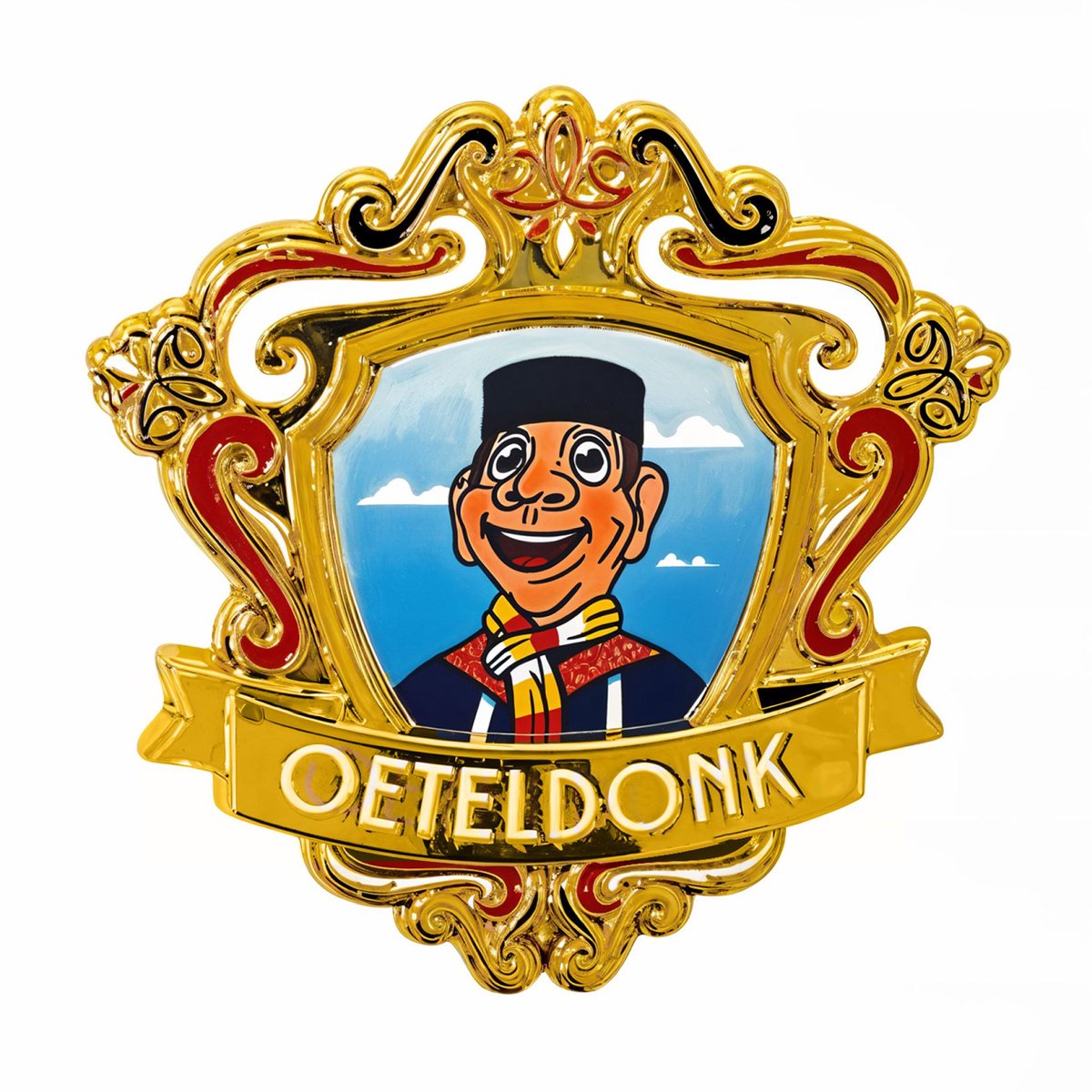 Oeteldonk pin - Spiegellijst knillis