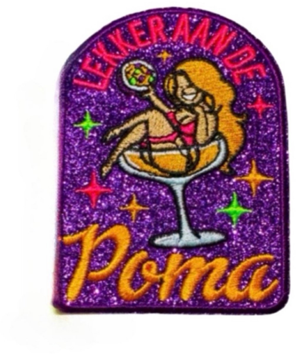 Oeteldonk embleem - Poma glitter