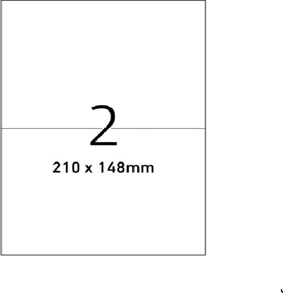 Etiket office a4 210x148 2x