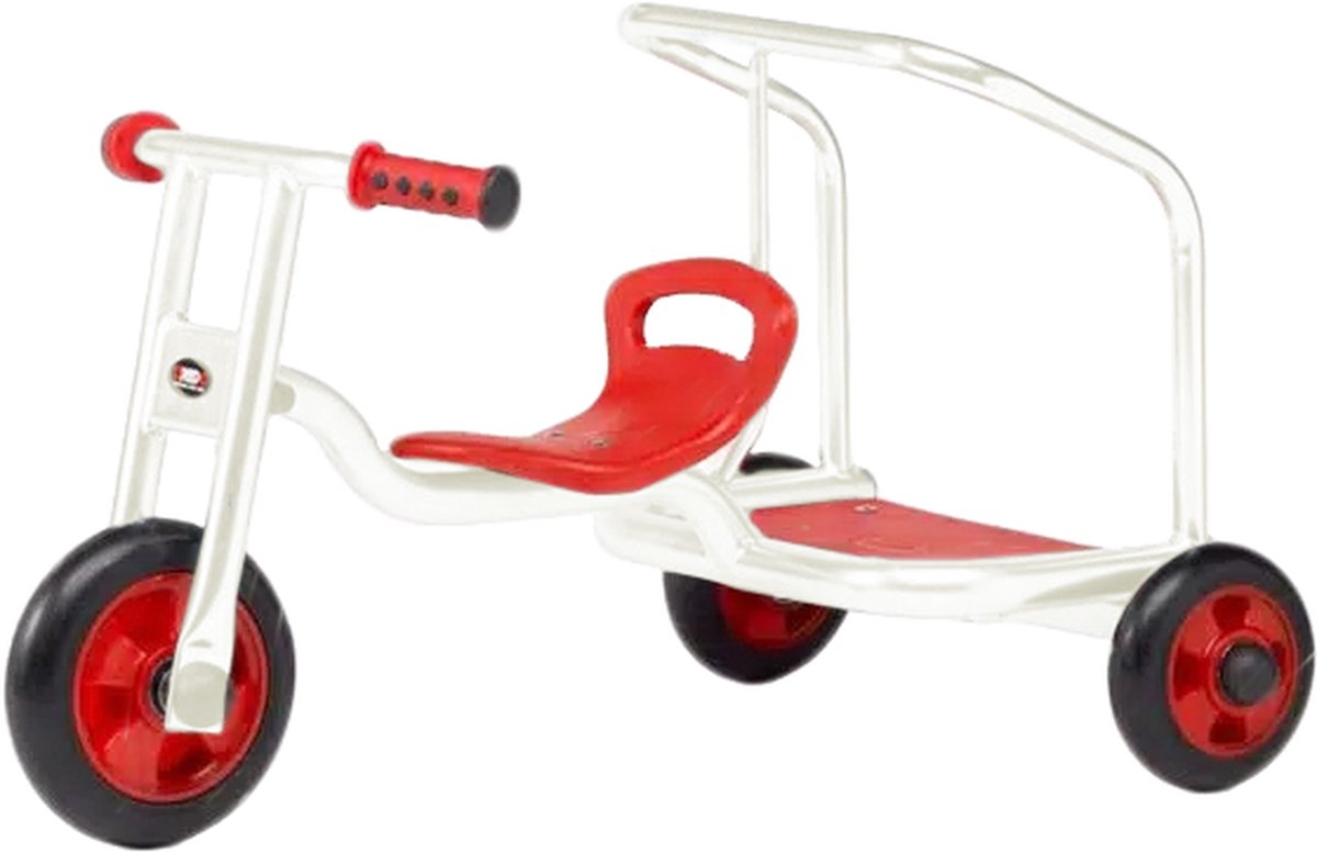 Okido Peuter Loopstrijdwagen Wit