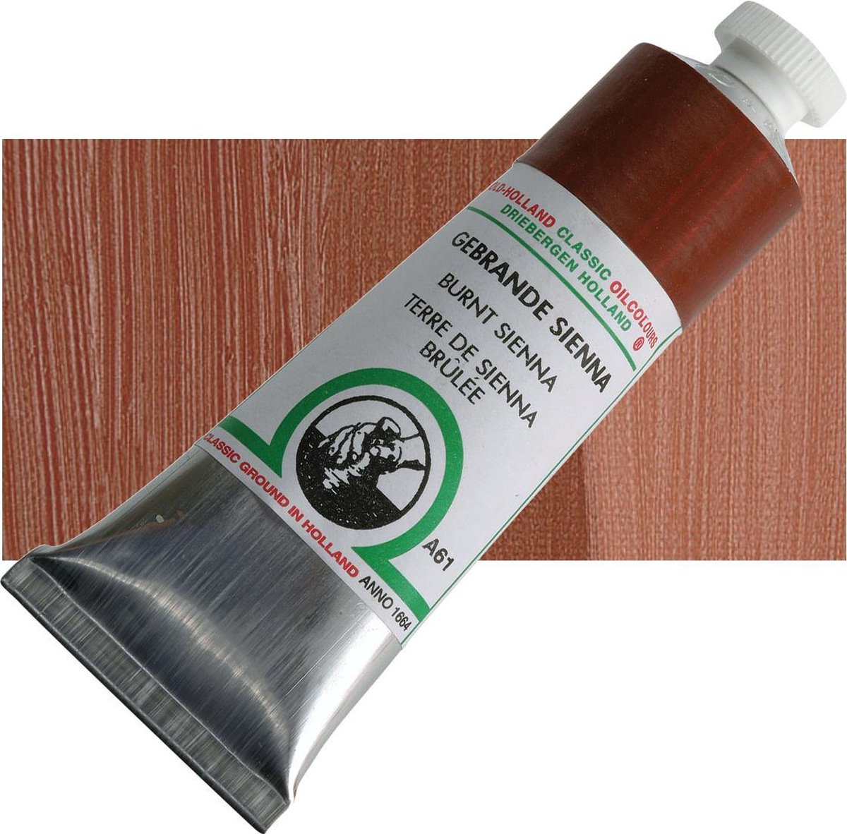 Old Holland Hoge Kwaliteit Olieverf 40 ml - Gebrande Sienna (A61)