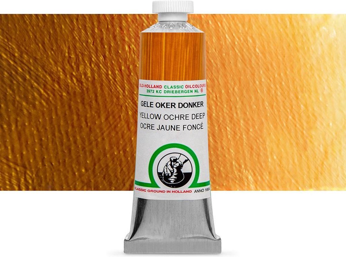 Old Holland Hoge Kwaliteit Olieverf 40 ml - Gele Oker Donker (A54)