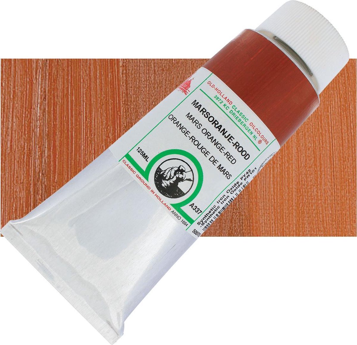 Old Holland Hoge Kwaliteit Olieverf 40 ml - Marsoranje-rood (A337)
