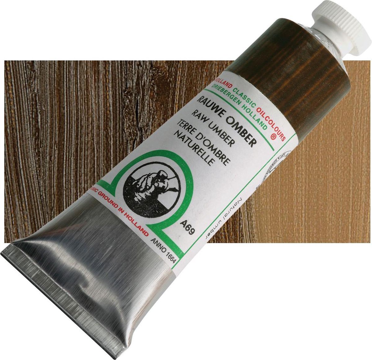 Old Holland Hoge Kwaliteit Olieverf 40 ml - Rauwe Omber (A69)