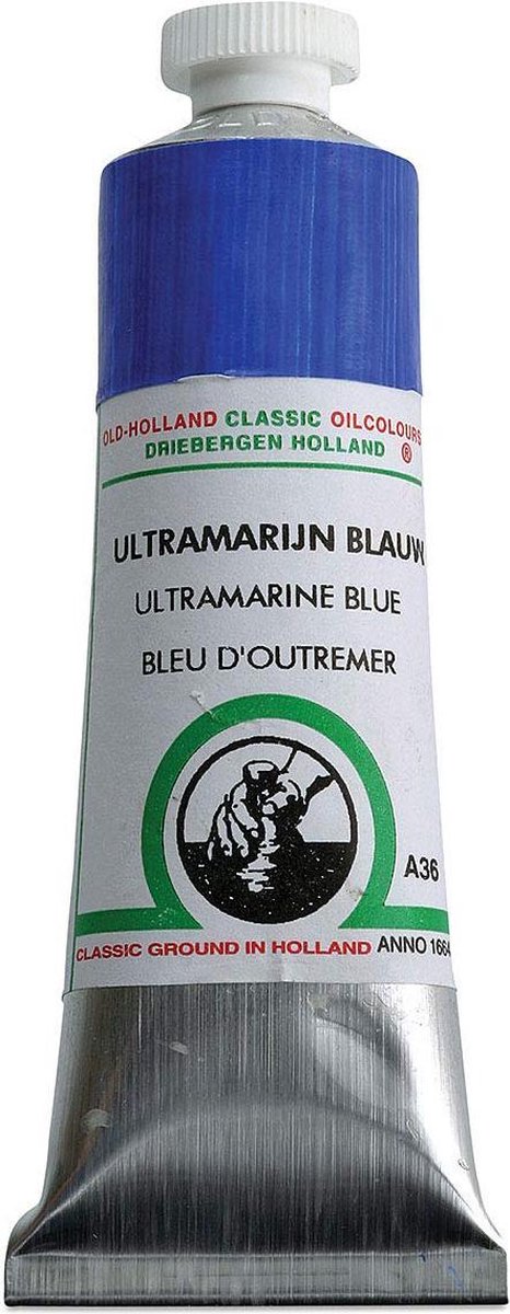 Old Holland Hoge Kwaliteit Olieverf 40 ml - Ultramarijn Blauw (A36)