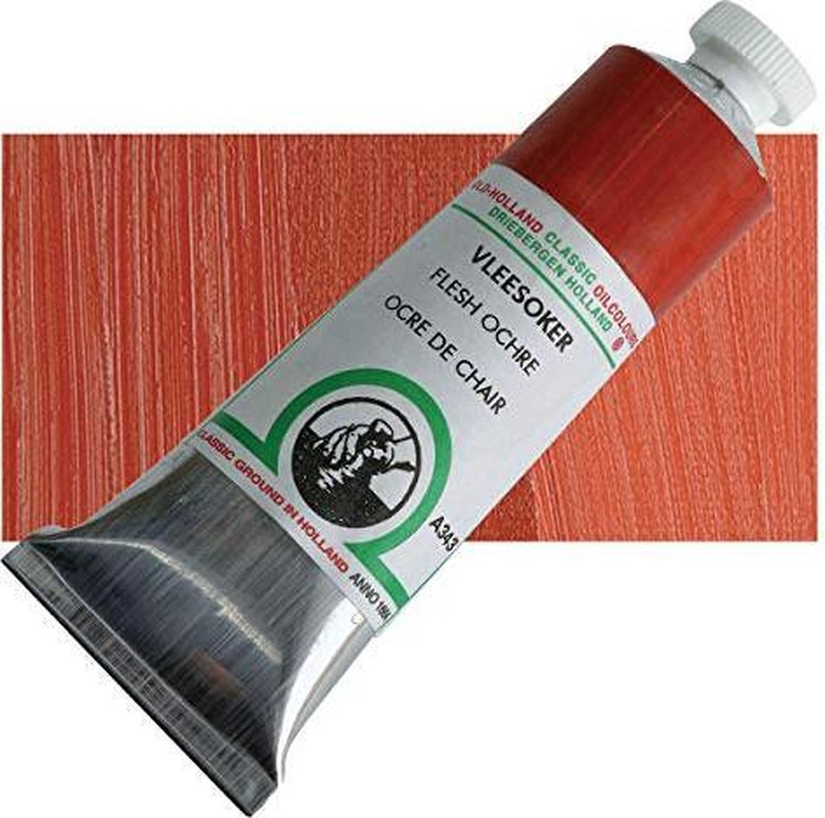 Old Holland Hoge Kwaliteit Olieverf 40 ml - Vleesoker (A343)