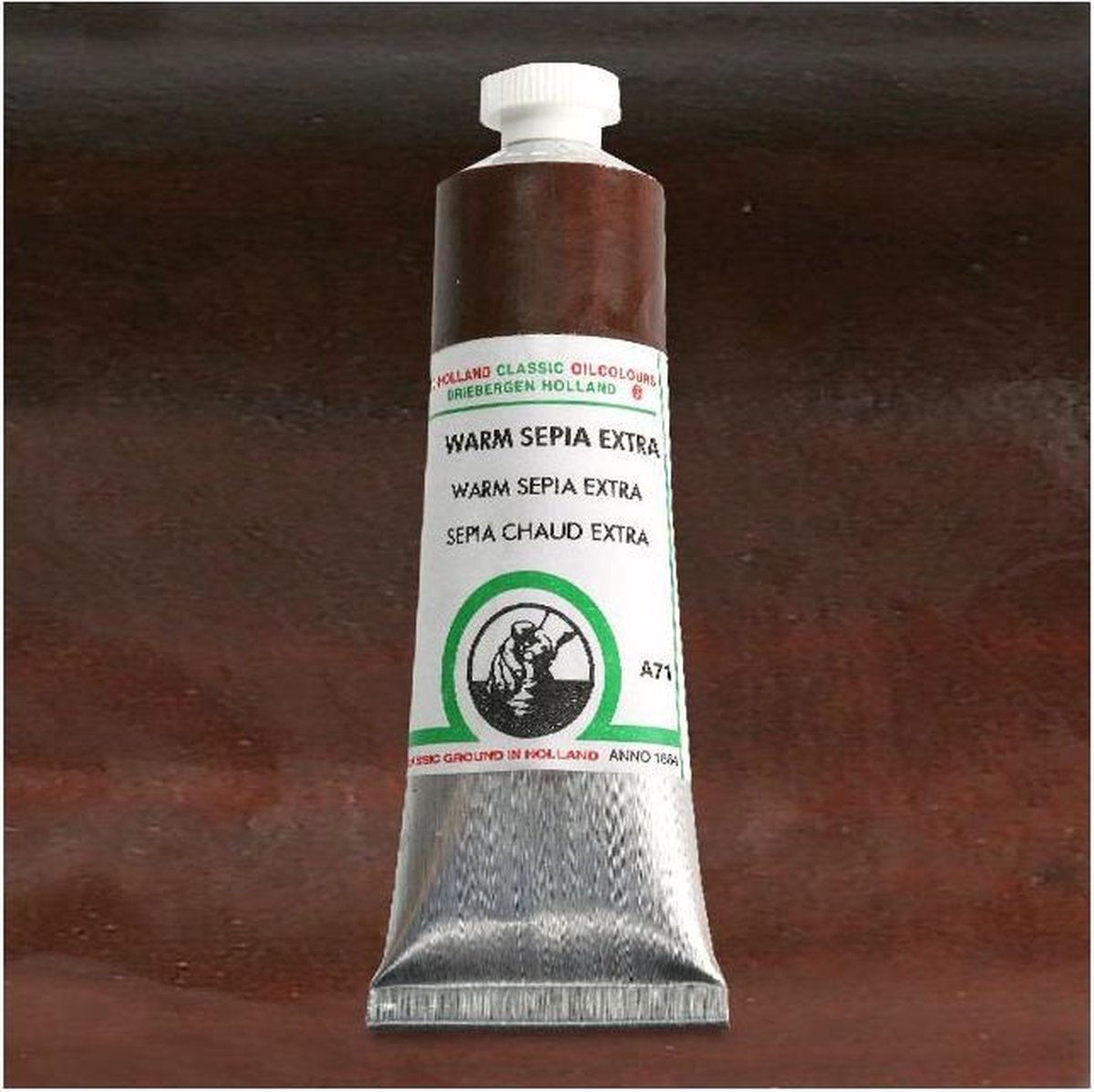 Old Holland Hoge Kwaliteit Olieverf 40 ml - Warm Sepia Extra (A71)