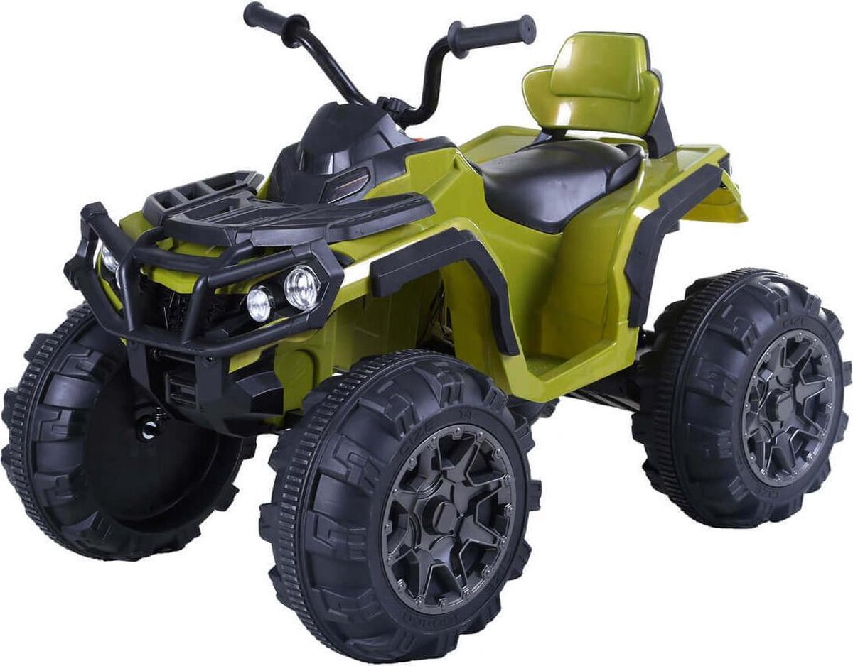 Elektrische Quad 12v Groen voor Kinderen - Elektrische Kinder quad Accu - Accu quad