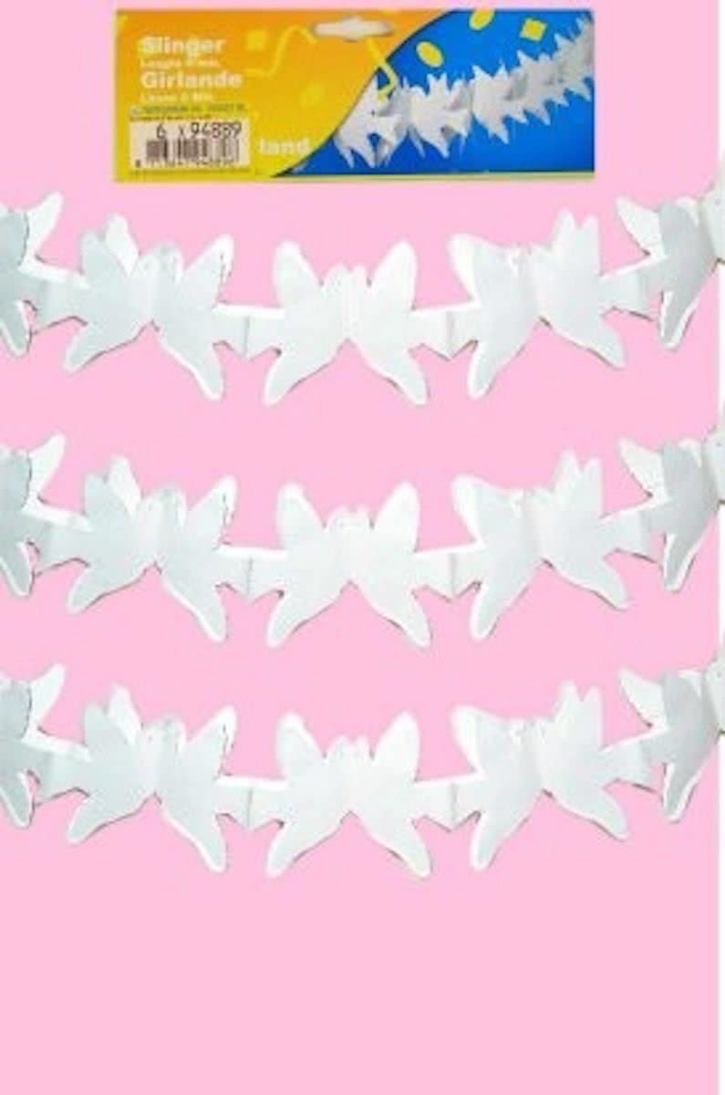 Guirlande duifjes wit z.b. mt. 6 meter