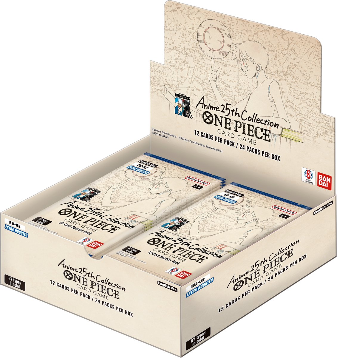 One Piece Card Game - EB02 Anime 25th Collection Booster Box