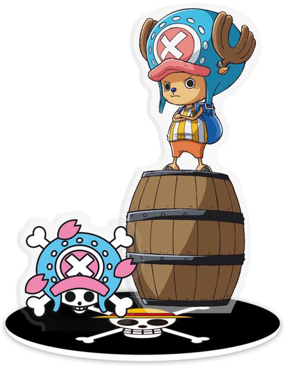 One Piece Chopper Verzamelfiguren meerkleurig Acryl Unisex - Anime, Fan merch, TV-series