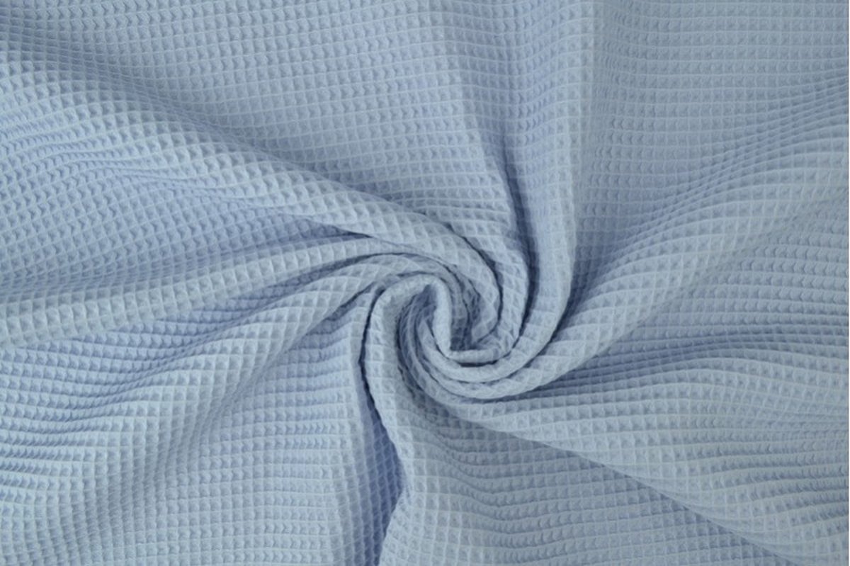 10 meter wafelstof - Lavendel - 150cm breed - Wafelkatoen