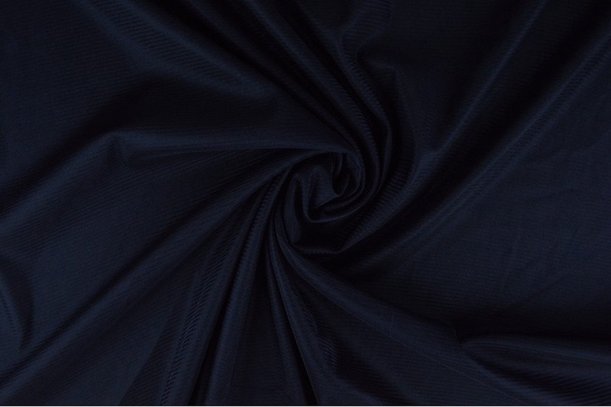 15 meter tricot voering - Marineblauw - Stretch voering - 160cm breed