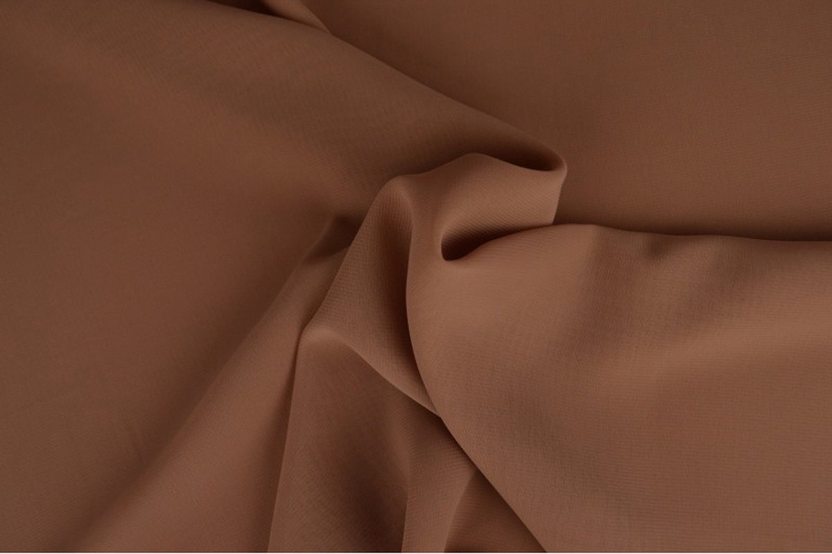 50 meter chiffon stof - Oud roze - Voile - Vitrage - 150cm breed