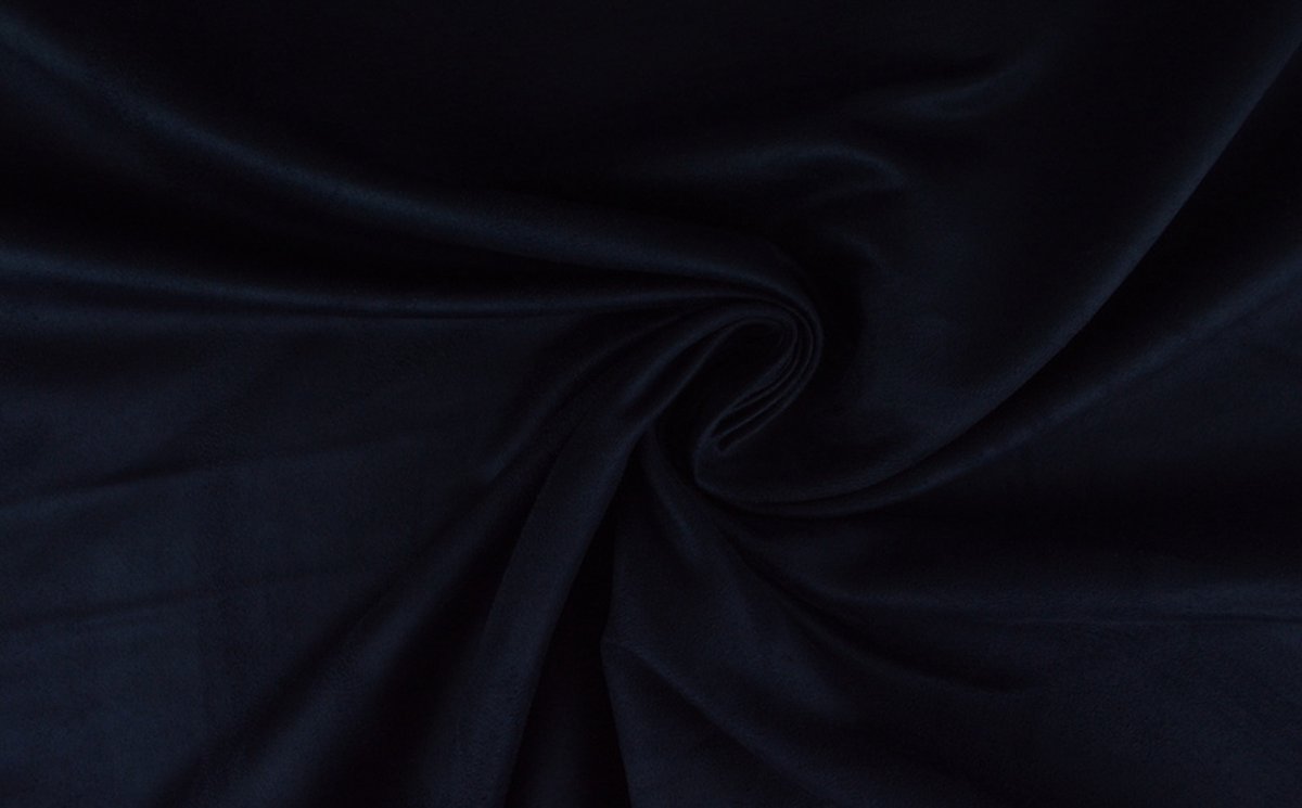 30 meter suedine - Navy - 100% polyester