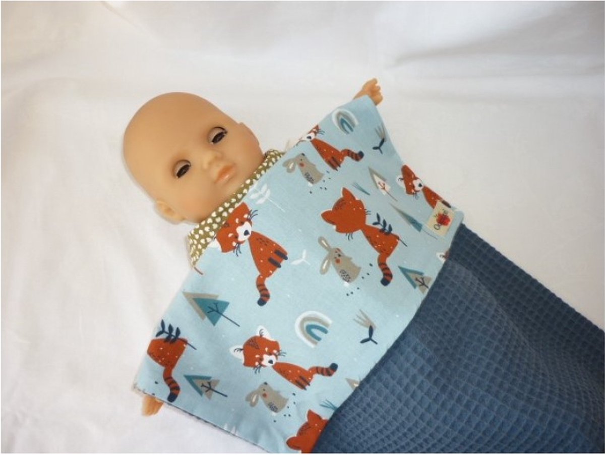   Poppenbeddengoed Poppendeken Vos