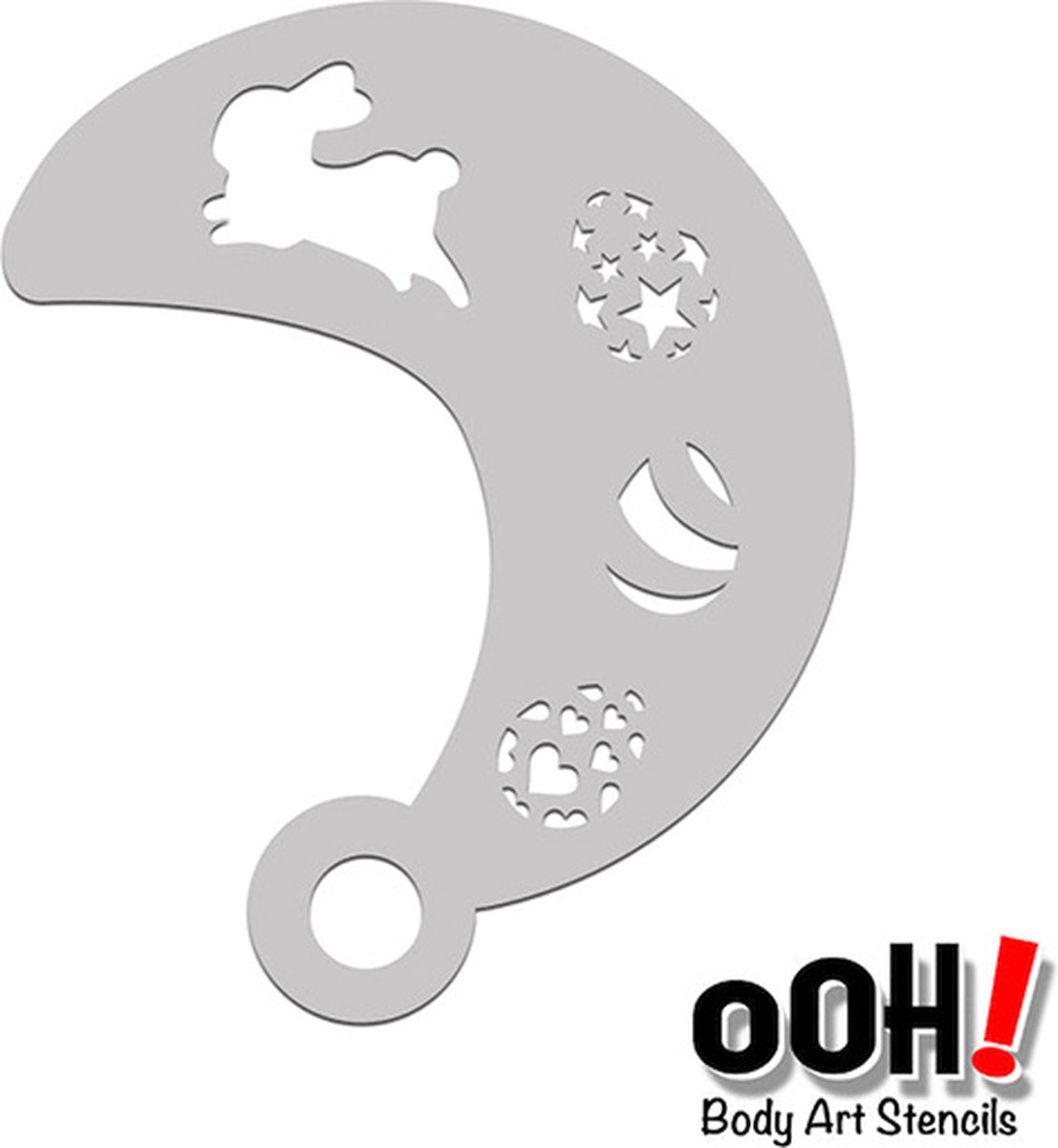 oOh Body Art Easter Bunny Wrap Stencil