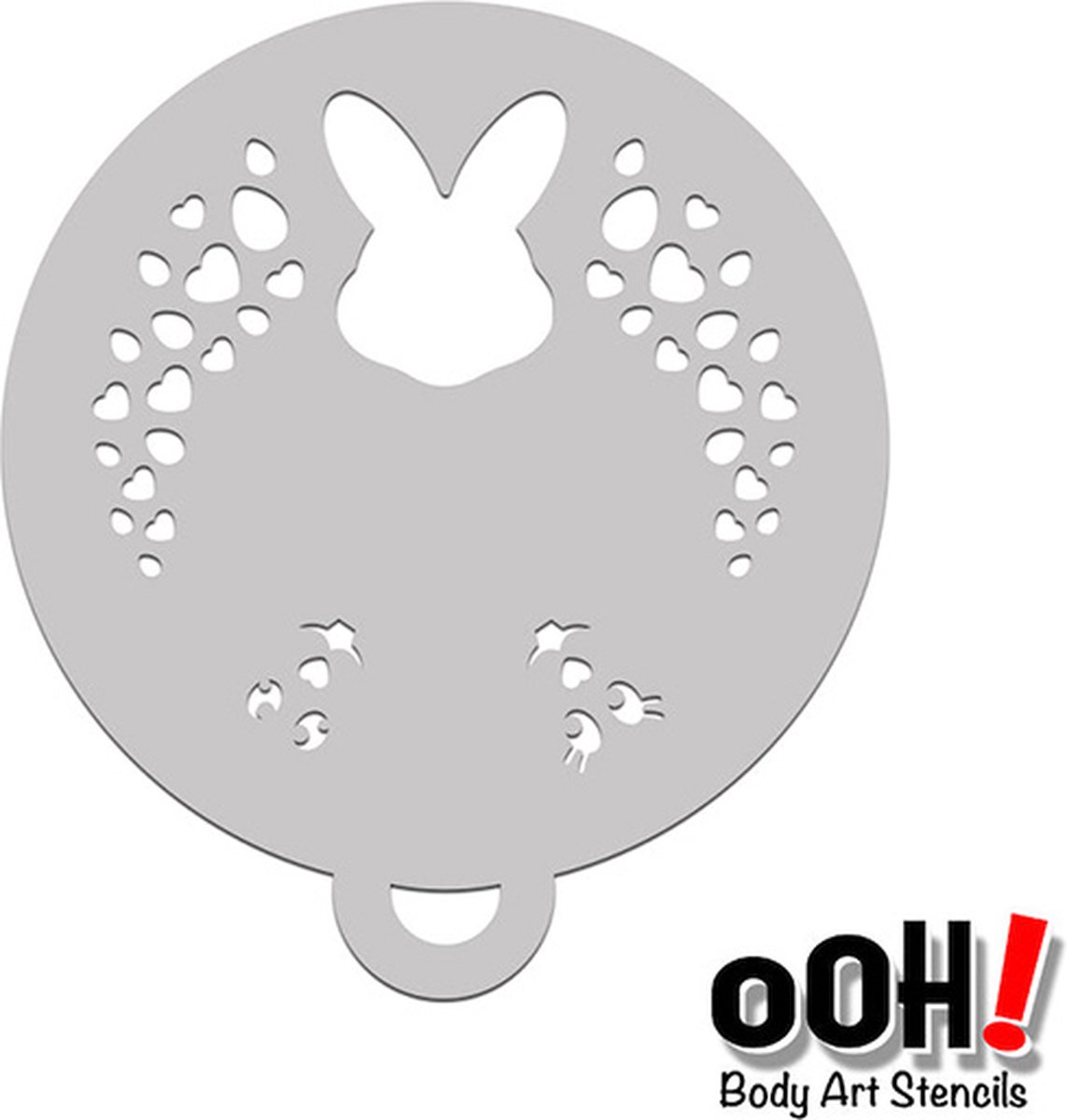 oOh Body Art Paashaas Schmink Stencil