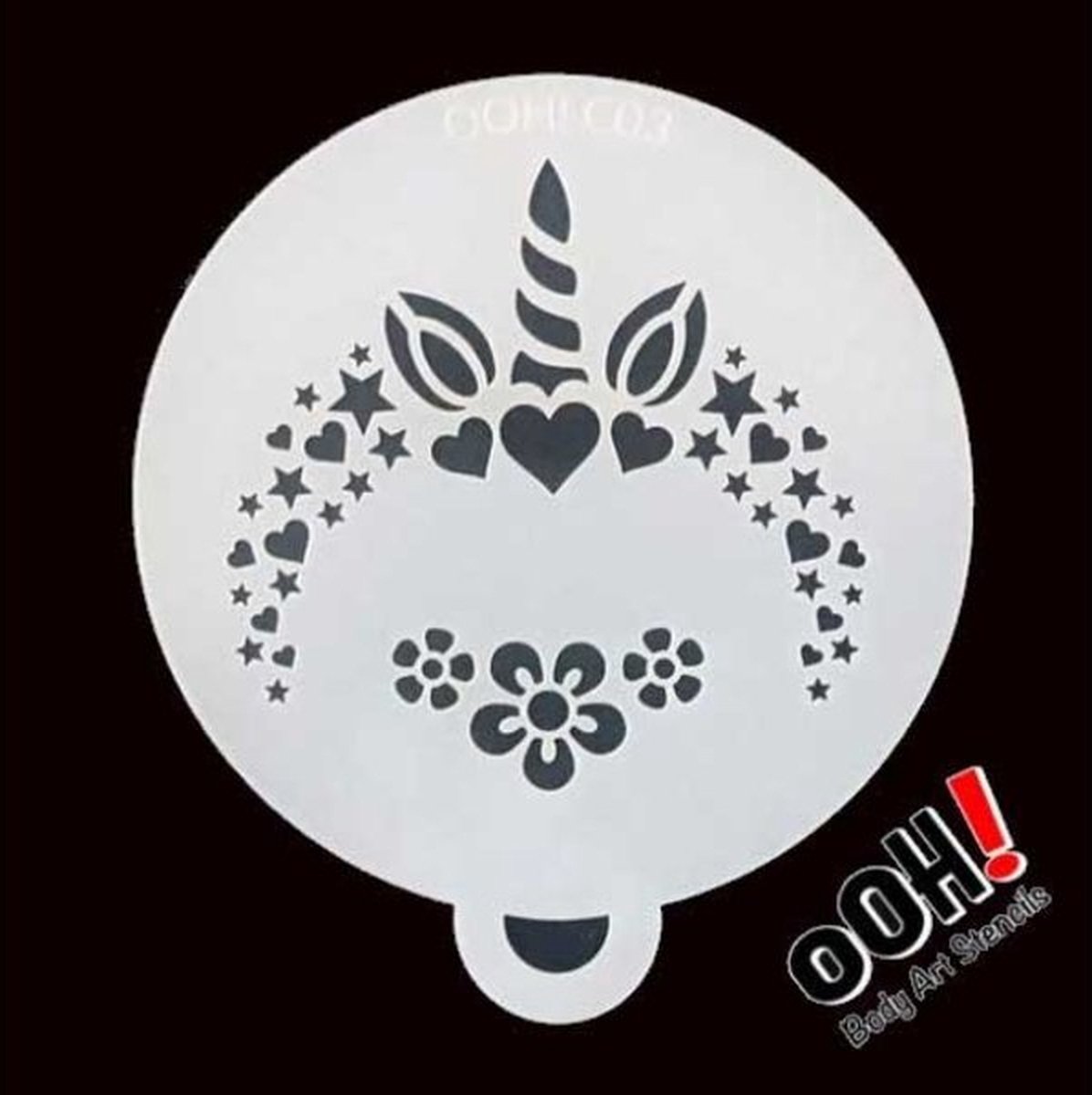 oOh Body Art Stencils C03