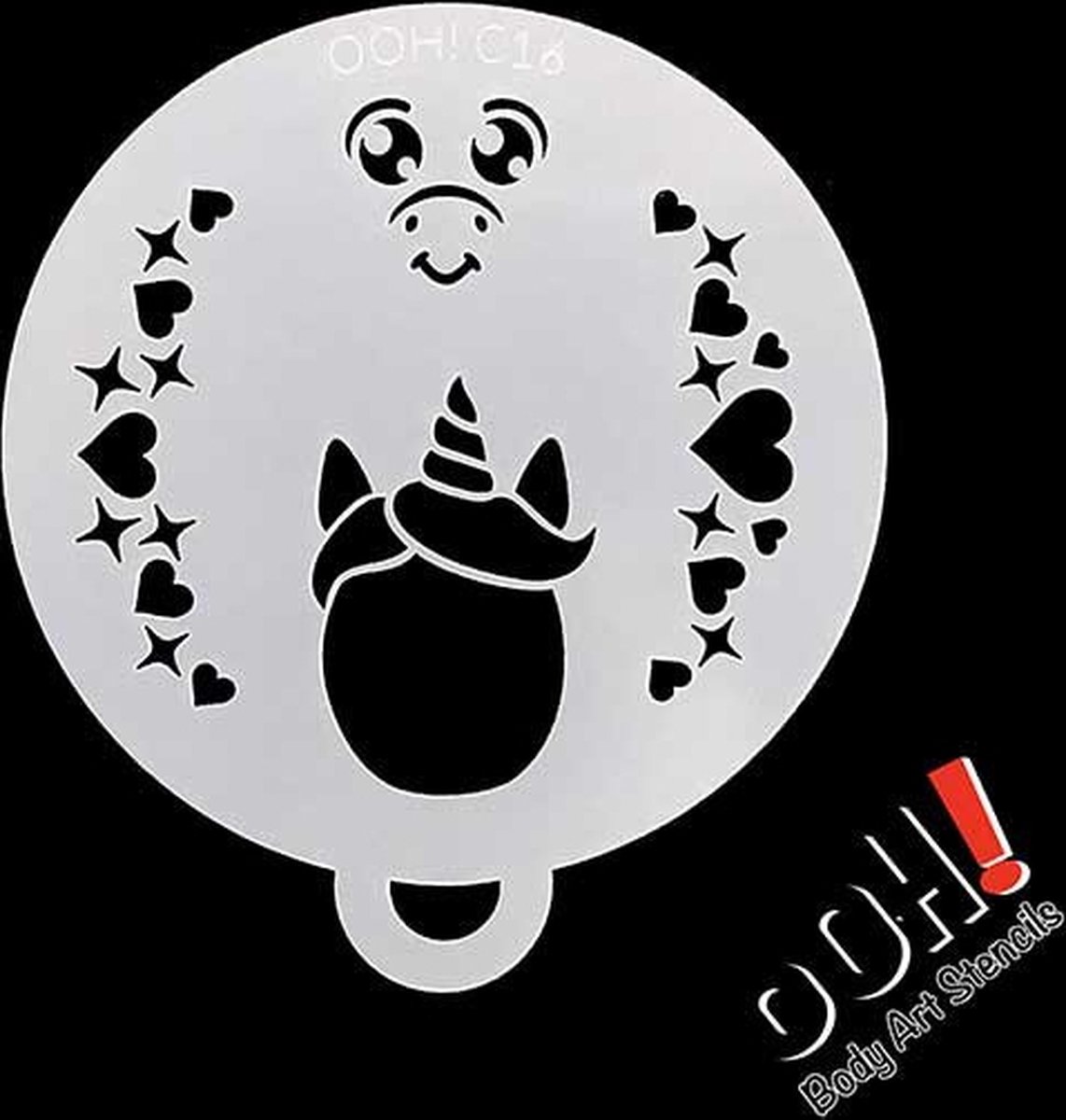 oOh Body Art Stencils C16