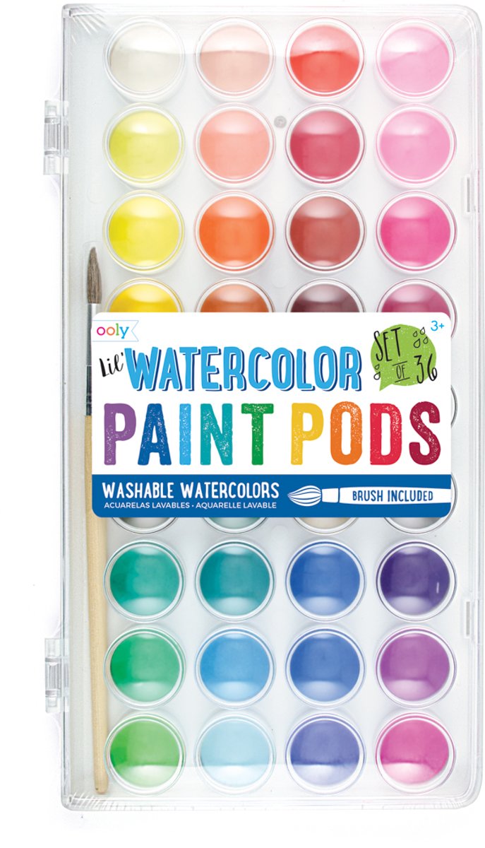 Lil Paint Pods Watercolor - Set of 36
