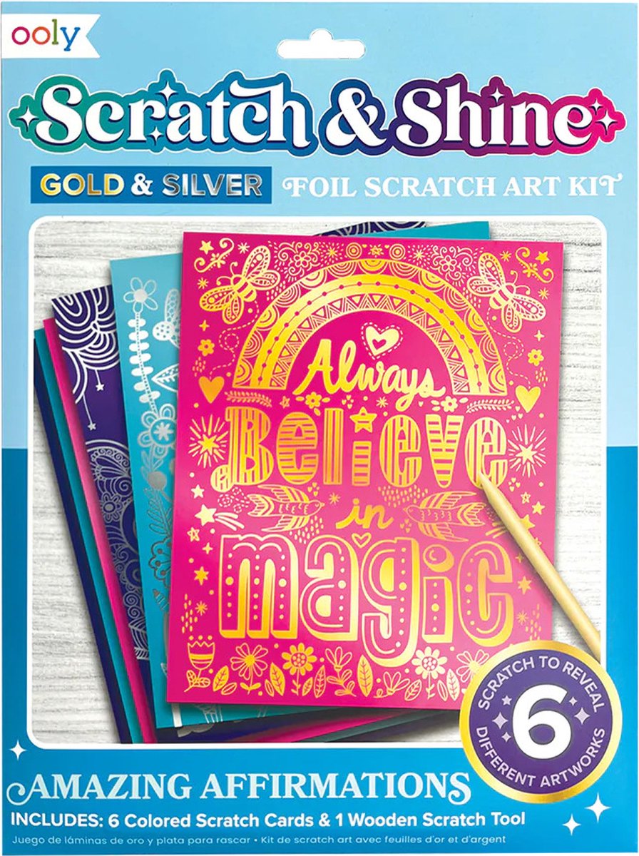 Ooly - Scratch & Shine - Amazing Affirmations