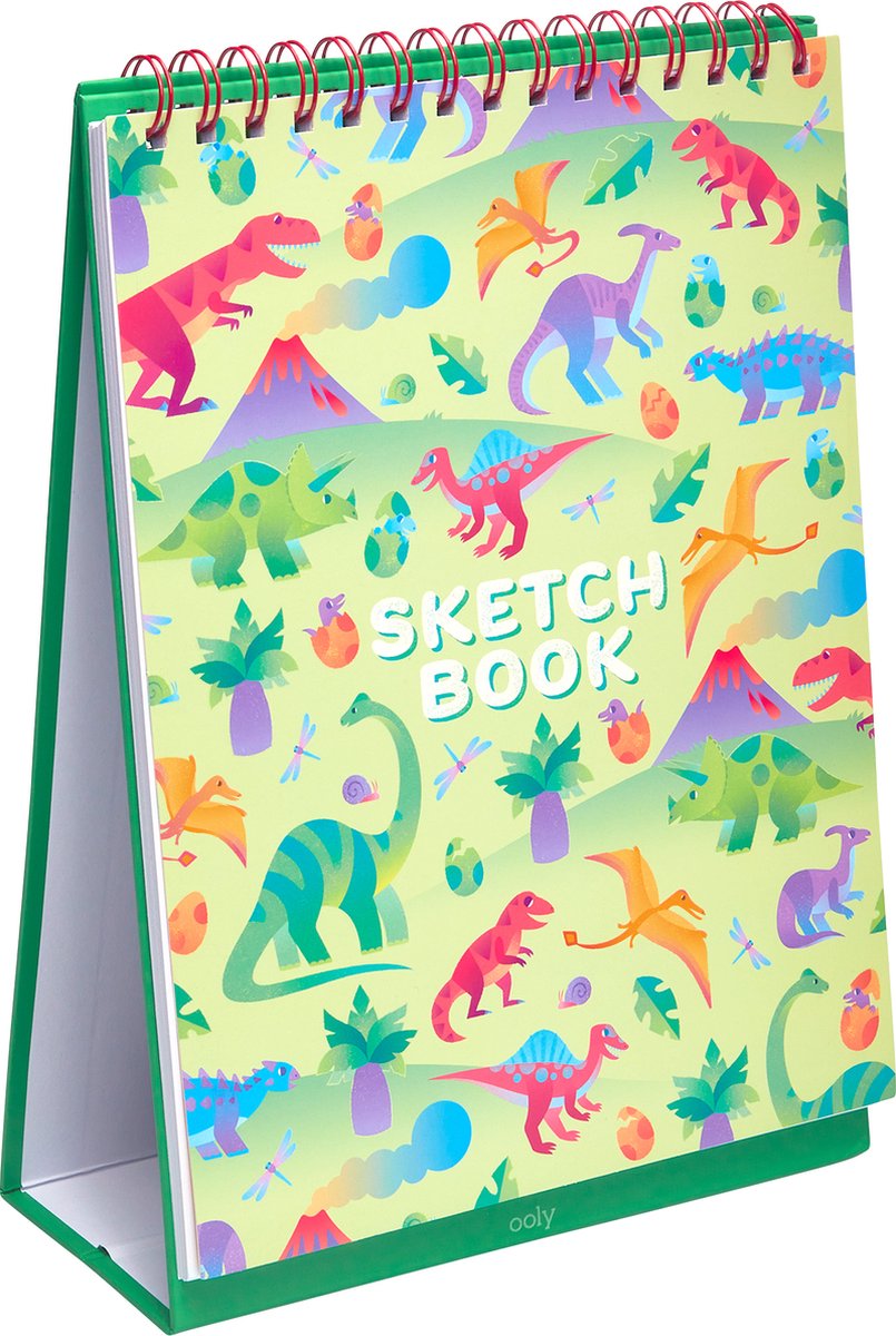 Ooly - Sketch & Show Standing Sketchbook - Daring Dinos