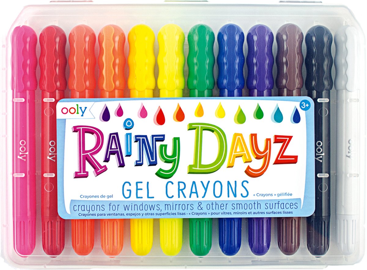 Rainy Dayz Gel Crayons - 12pk