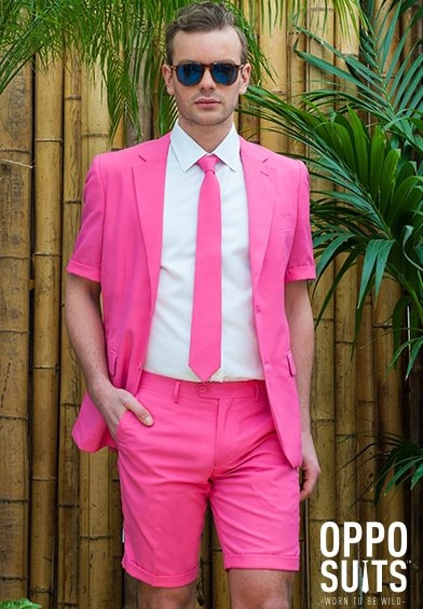 OppoSuits Summer Mr. Pink - Kostuum - Maat 46