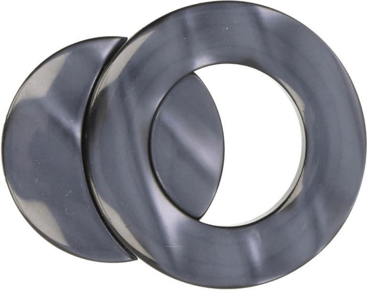 Magnetische vestsluiting grijs