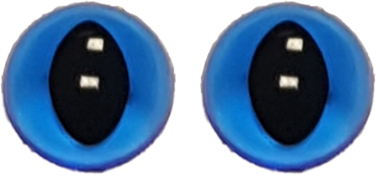 Ogen Kat Transparant Blauw