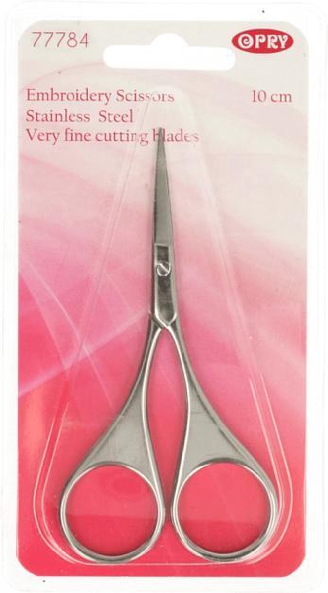   Borduurschaar roestvrij staal 10cm