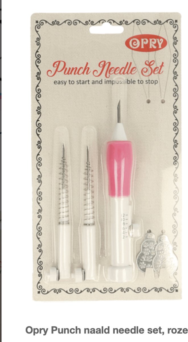 Opry Punch naald  needle set, roze
