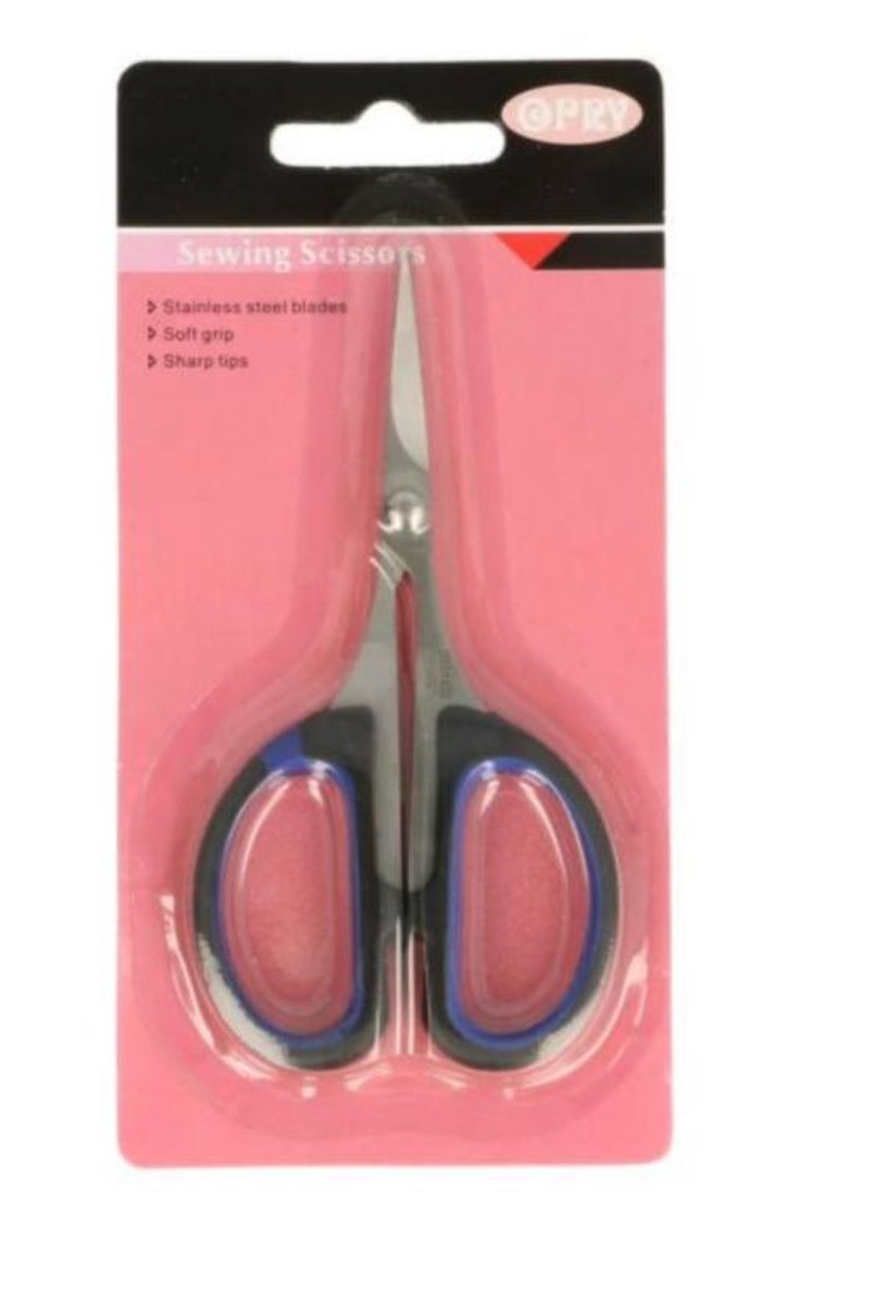   Softgrip borduurschaartje blauw