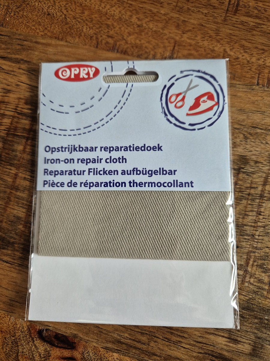 Opstrijkbaar reparatiedoek 3x kleur 002