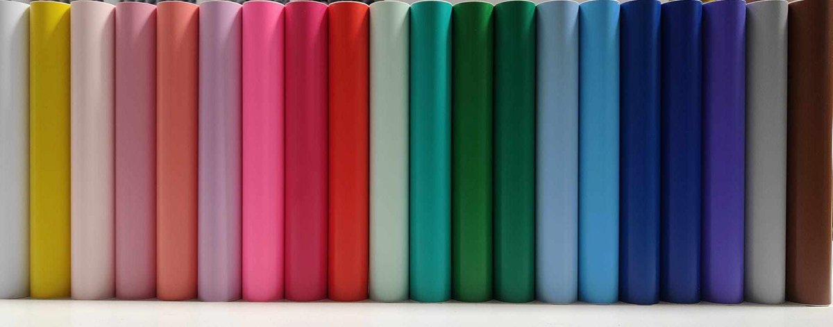 Stickerfolie Oracal en Intercoat-Vinyl - 20 rollen van 30,5 cm x 100 cm gemixte kleuren ( DIY, Cricut, Siser, Silhouette,Brother , plotteren)
