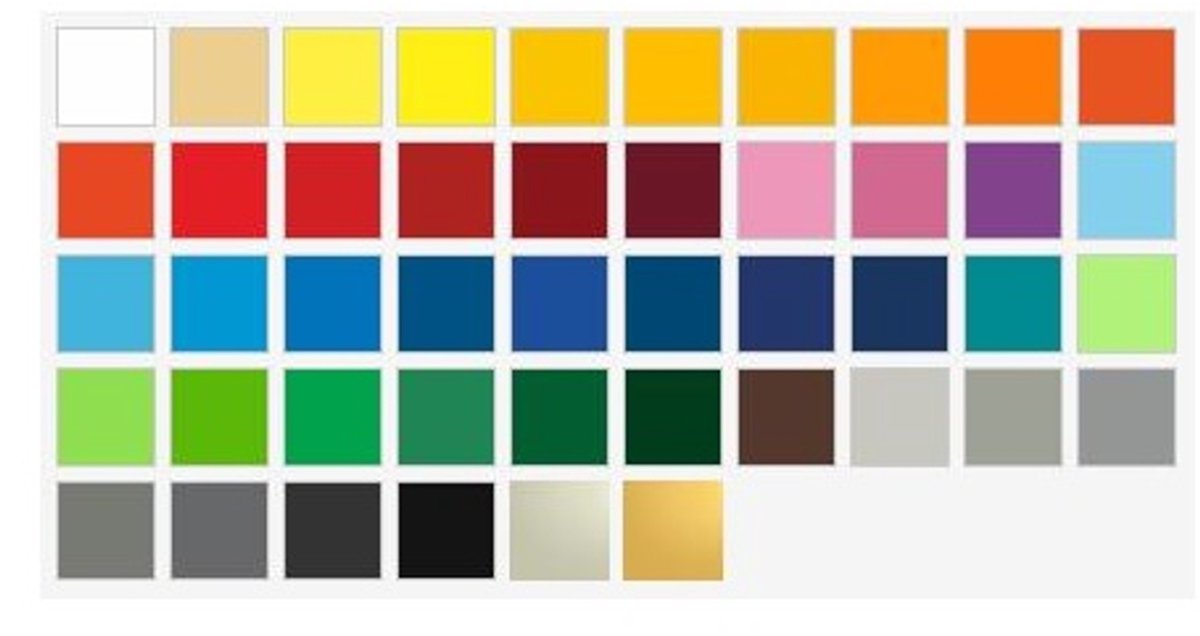 Stickerfolie-Vinyl - 10 vellen van 61 cm x 100 cm gemixte kleuren ( DIY, Cricut, Silhouette, Brother, plotteren) - MAT