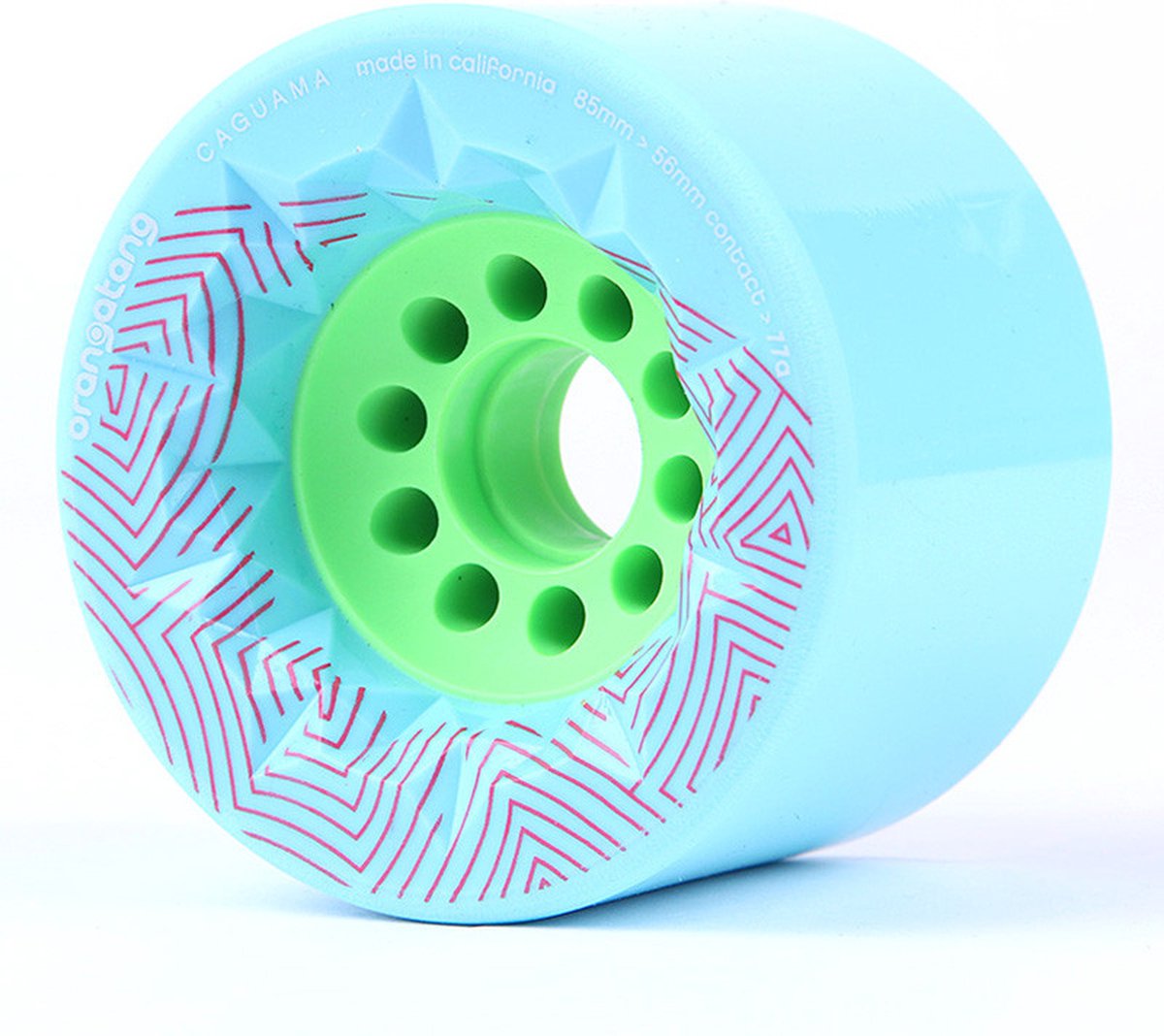 Caguama 85mm Longboardwielen (Set van 4) Blauw